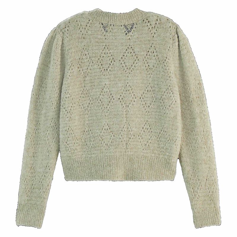 Scotch & Soda Bouclã© Crew Neck Cardigan image number 1